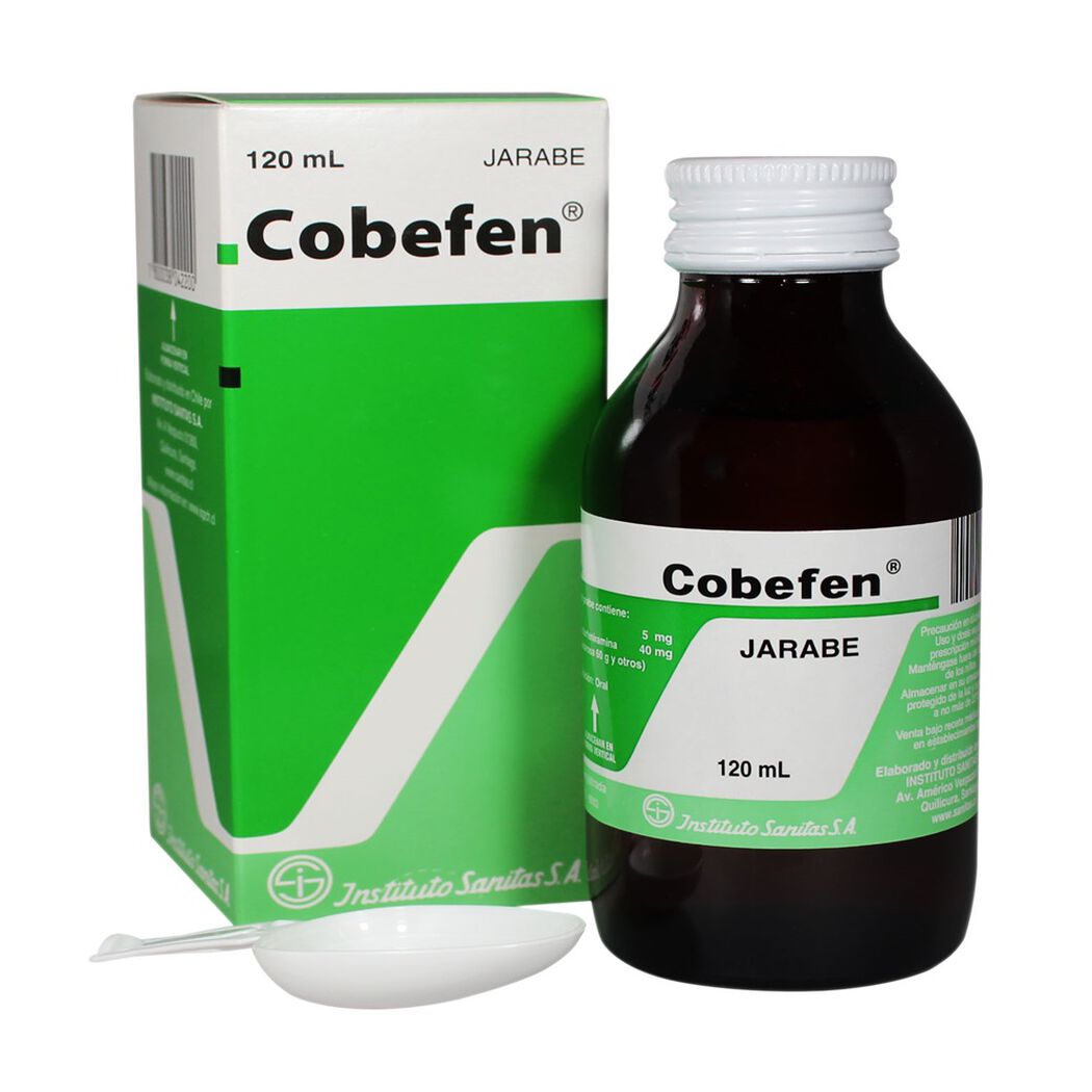 Cobefen Jarabe x 120 ml (Betametasona/Dexclorfeniramina)