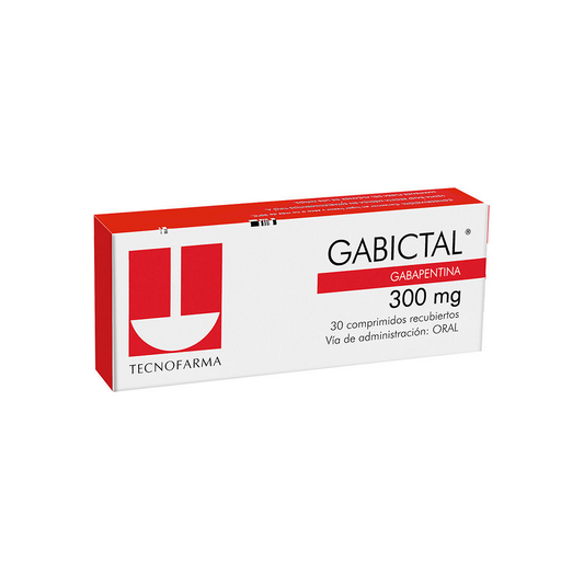 Gabictal Comprimidos 300 mg x 30 (Gabapentina)