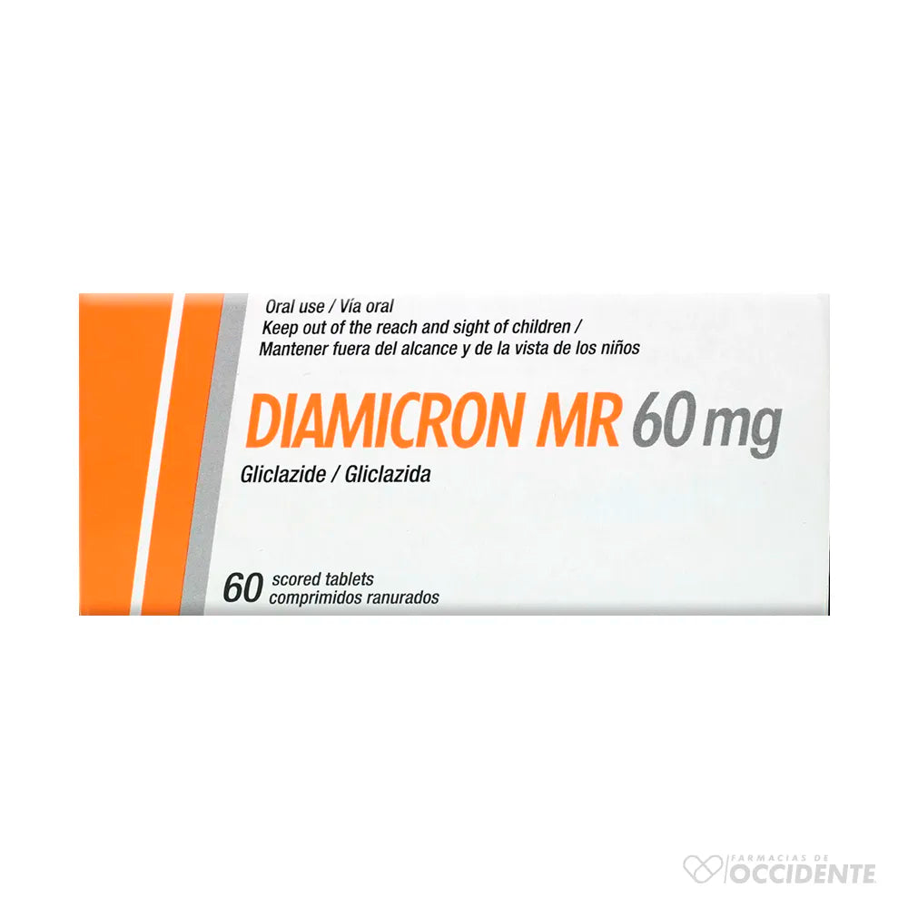 Diamicron Mr Tabletas 60 mg x 30 (Glicazida)