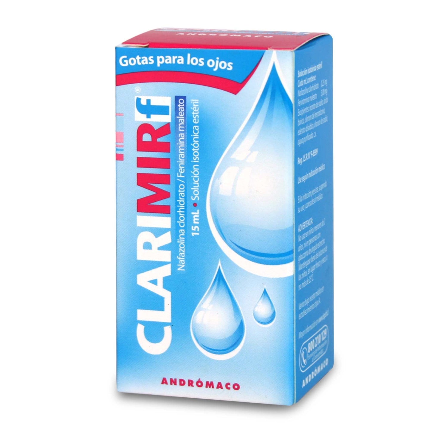 Clarimir-F Solución Oftálmica x 15 ml (Feniramina/Nafazolina)