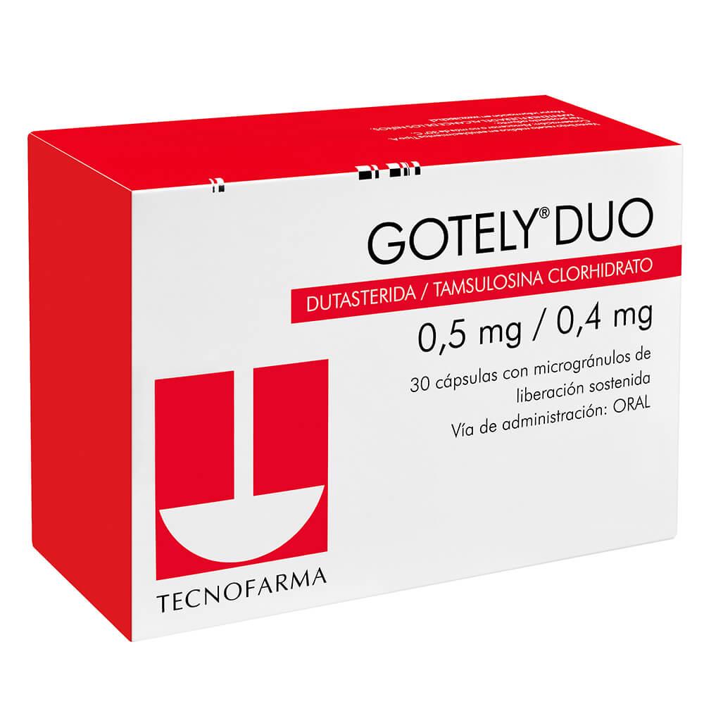 Gotely Duo 0,5 mg/0,4 mg Cápsulas x 30 (Dutasteride/Tamsulosina)