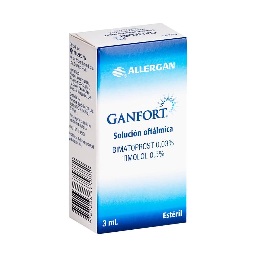 Ganfort Solución Oftálmica x 3 ml (Bimatoprost + Timolol)