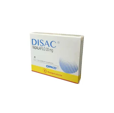 Disac Comprimidos 20 mg x 4 (Tadalafilo)