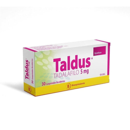 Taldus Comprimidos x 5 mg x 30 (Tadalafilo)