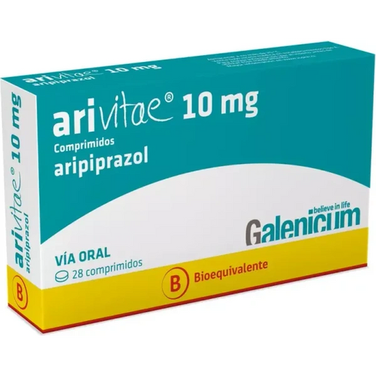 Arivitae Comprimidos 10 mg x 28 (Aripiprazol)