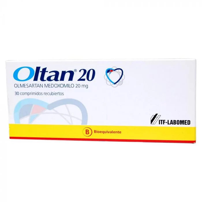 Oltan Comprimidos 20 mg x 30 (Olmesartan)
