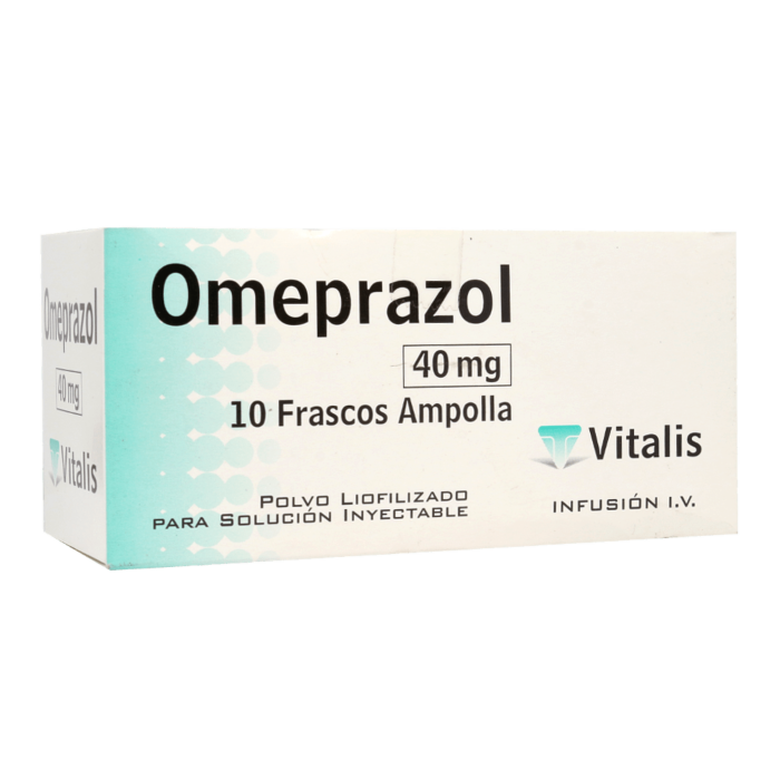 Omeprazol Amp Polvo 40 mg x 10 Vitalis