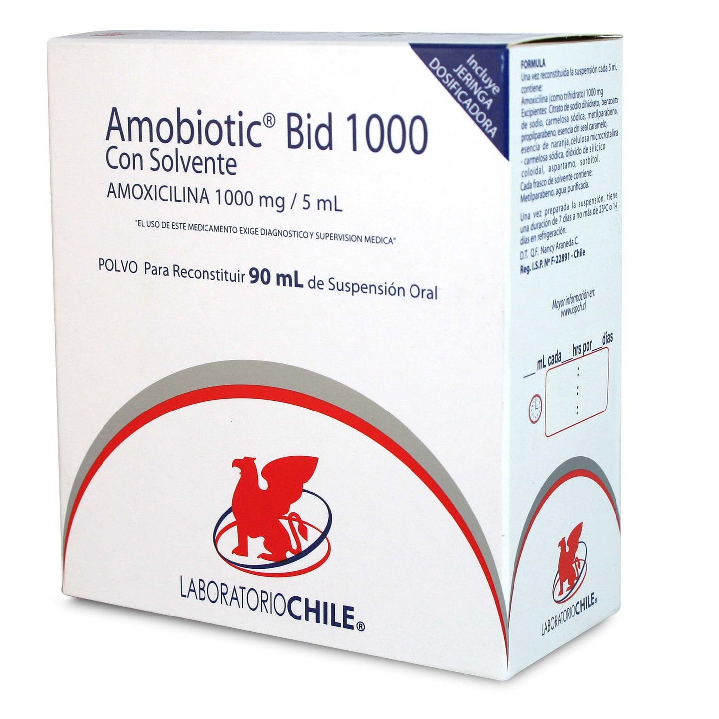 Amobiotic Bid Sus 1 Gr x 90 ml (Amoxicilina)