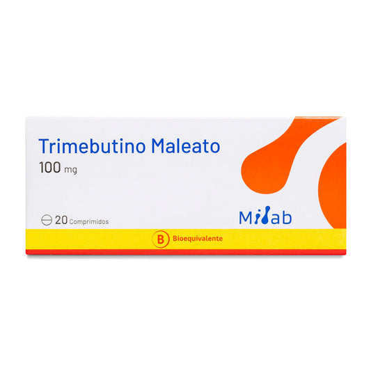 Trimebutino Comprimidos 100 mg x 20 Mint (Trimebutina)