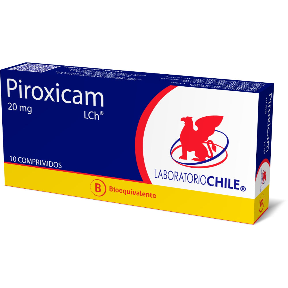 Piroxicam Comprimidos 20 mg x 10 Chile