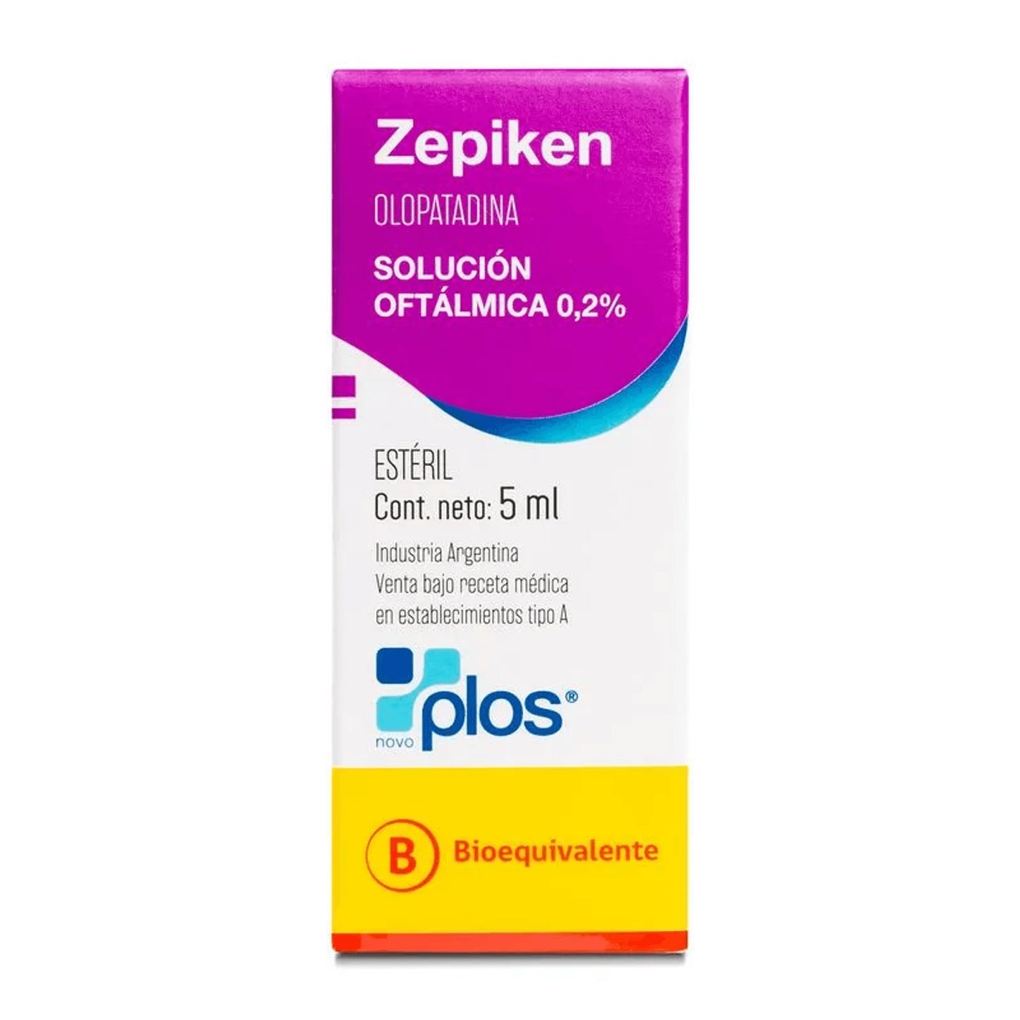 Zepiken Solución 0,2% x 5 ml (Olopatadina)