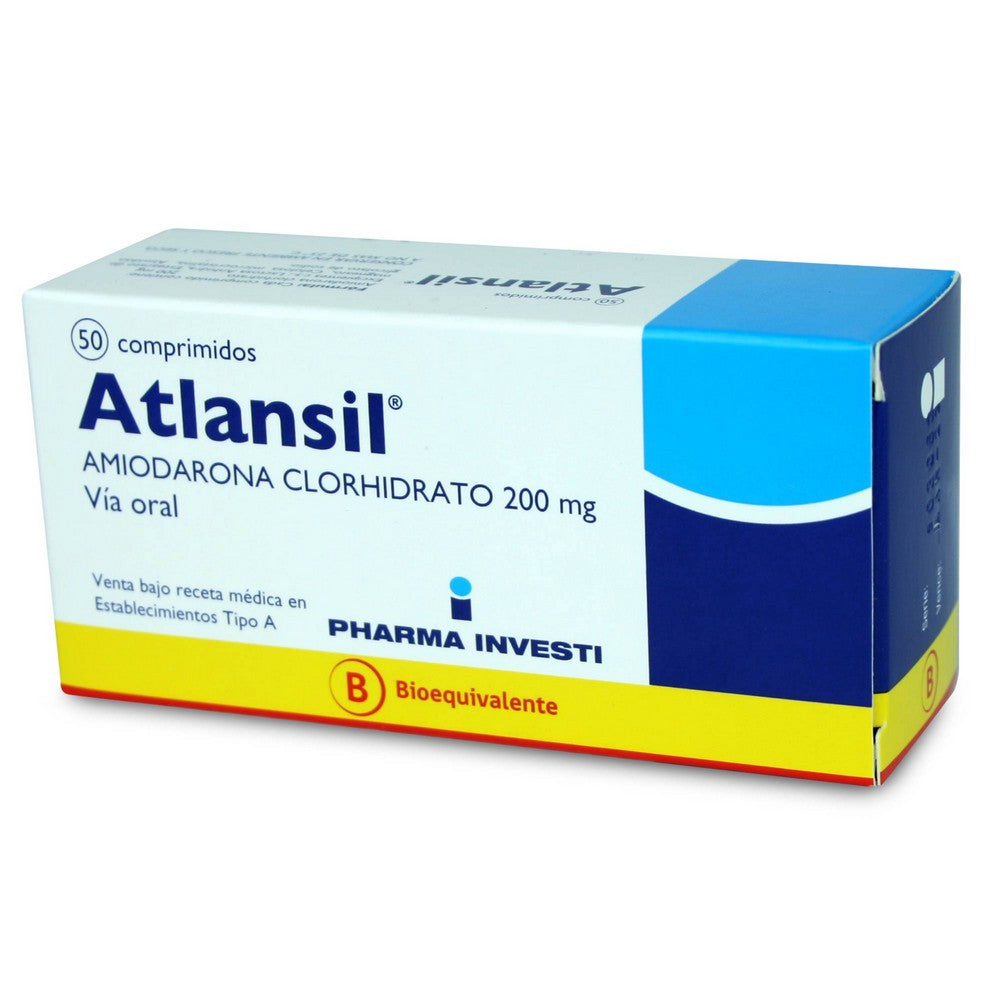 Atlansil Comprimidos 200 mg x 50 (Amiodarona)