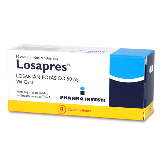 Losapres Comprimidos 50 mg x 30 (Losartan)