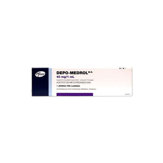 Depo-Medrol Jer 40 mg x 1 (Metilprednisolona)
