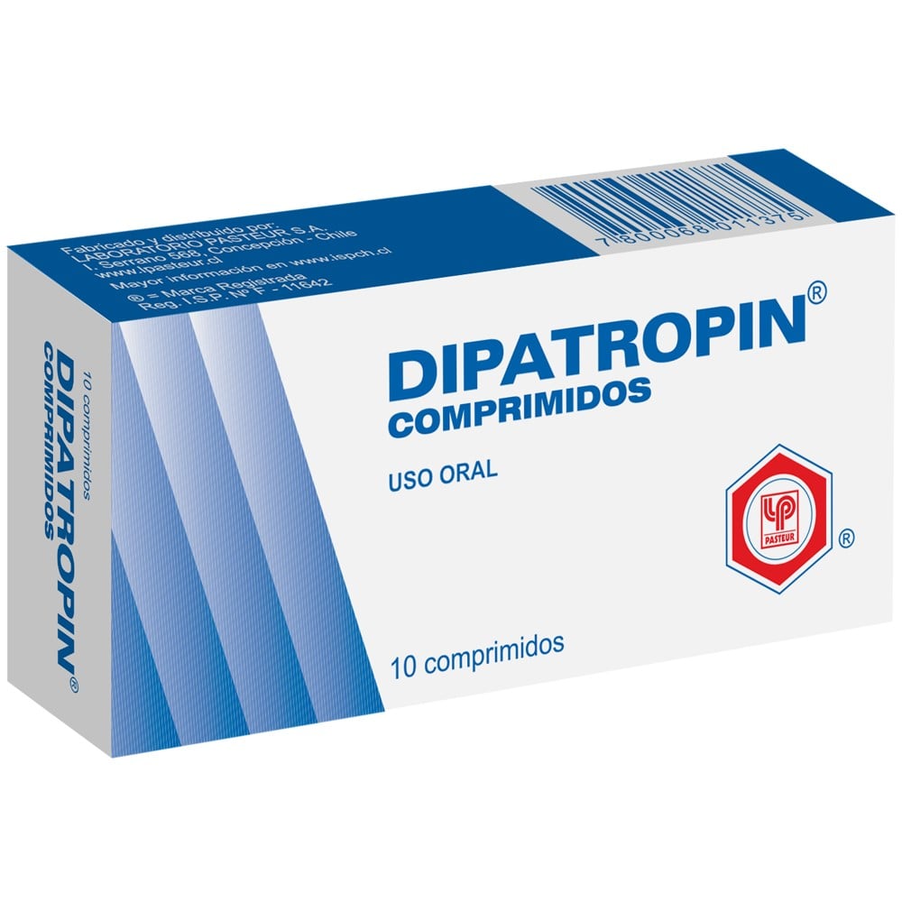 Dipatropin Comprimidos x 10 (Atropina/Papaverina)