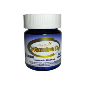 Vitamina D3 800 Ui Cápsulas x 60 Green Med