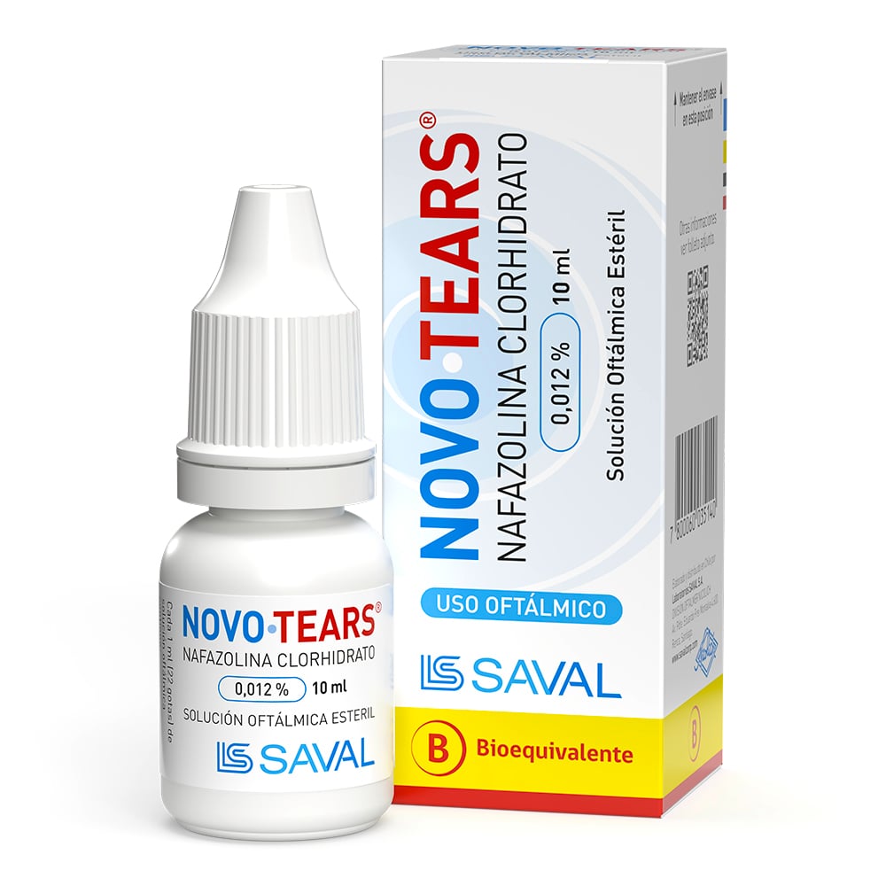 Novo Tears Solución Oftálmica x 10 ml (Nafazolina/Dextran/Hipromelosa)