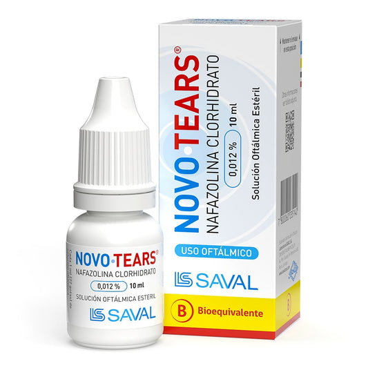 Novo Tears Solución Oftálmica x 10 ml (Nafazolina/Dextran/Hipromelosa)