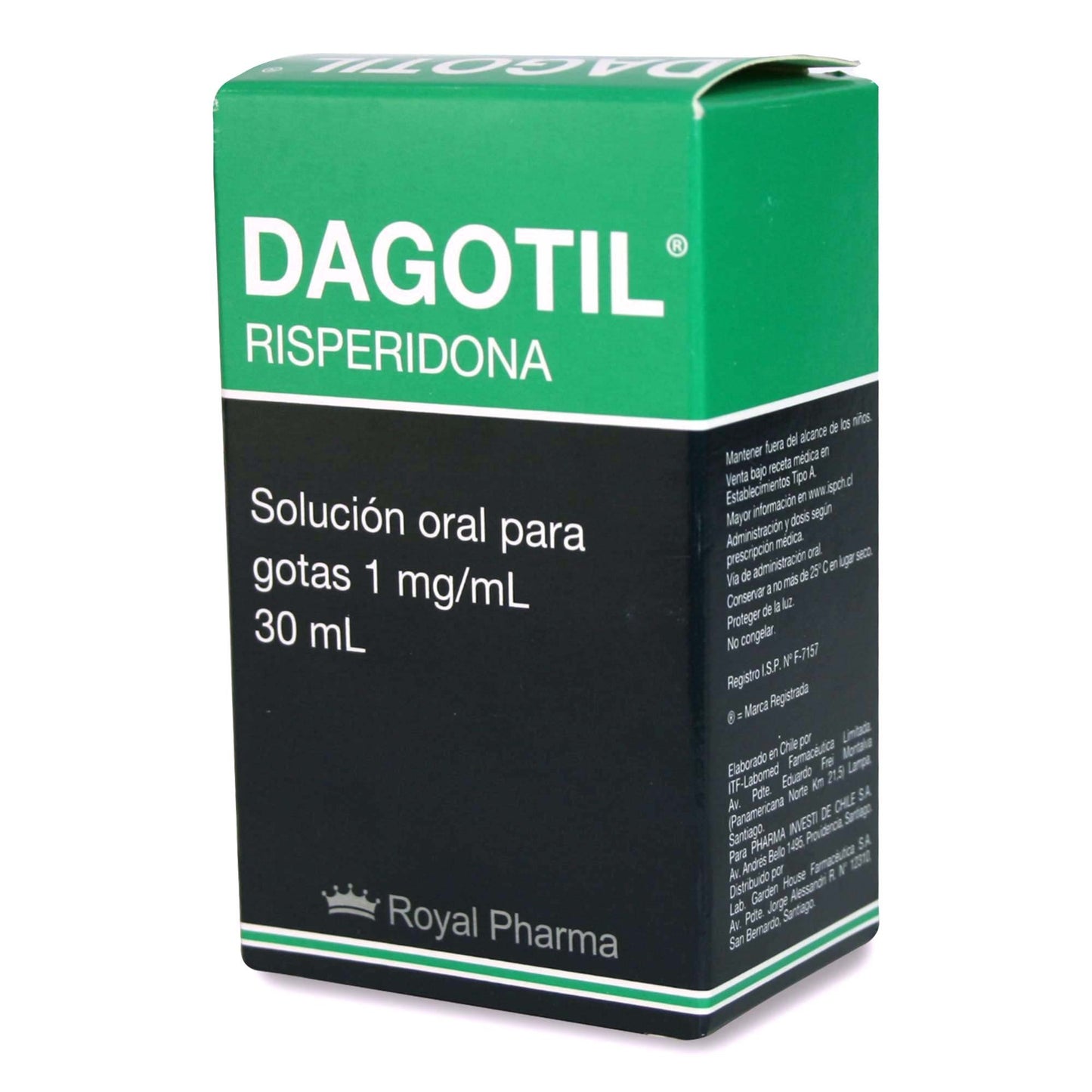 Dagotil Gotas 1 mg/ml x 30 ml (Risperidona)