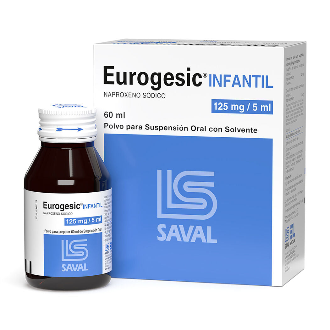 Eurogesic Inf Sus 125mg/5ml x 60 ml (Naproxeno)