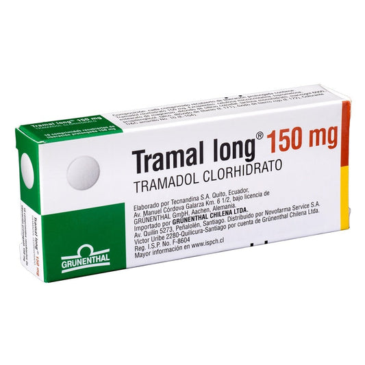 Tramal Long Comprimidos 150 mg x 10 (Tramadol)