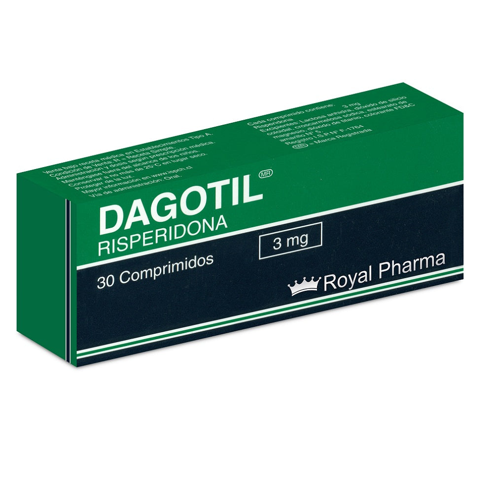 Dagotil Comprimidos 3 mg x 30 (Risperidona)