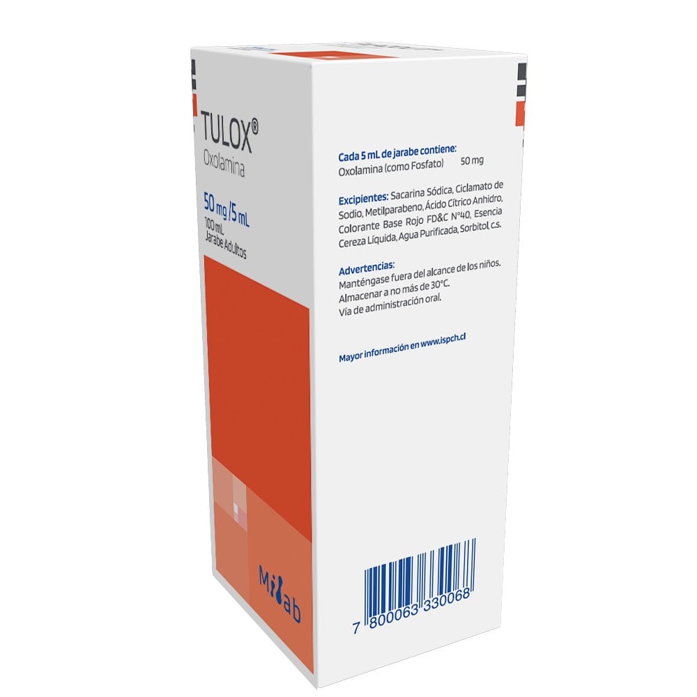 Oxolamina Adl Jarabe 50mg/5ml x 100 ml Chile
