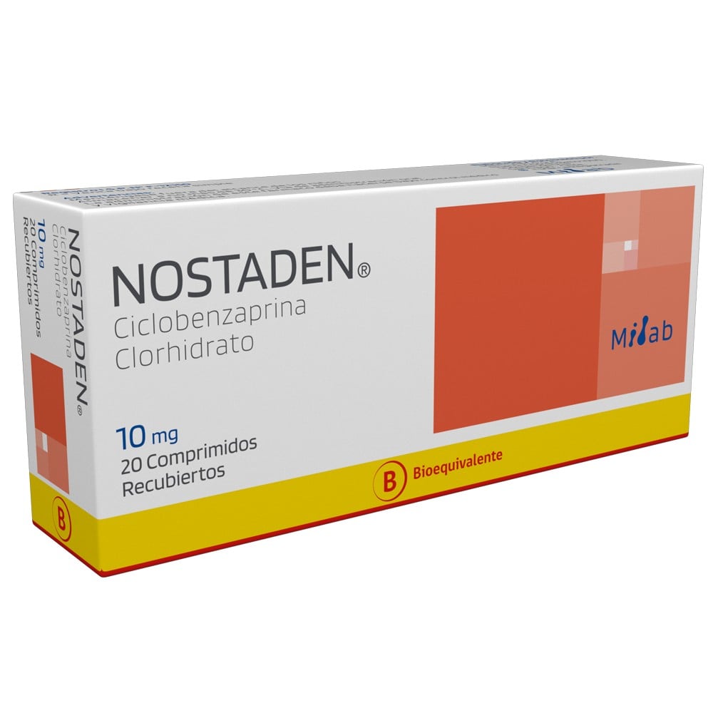 Nostaden Comprimidos 10 mg x 20 (Ciclobenzaprina)