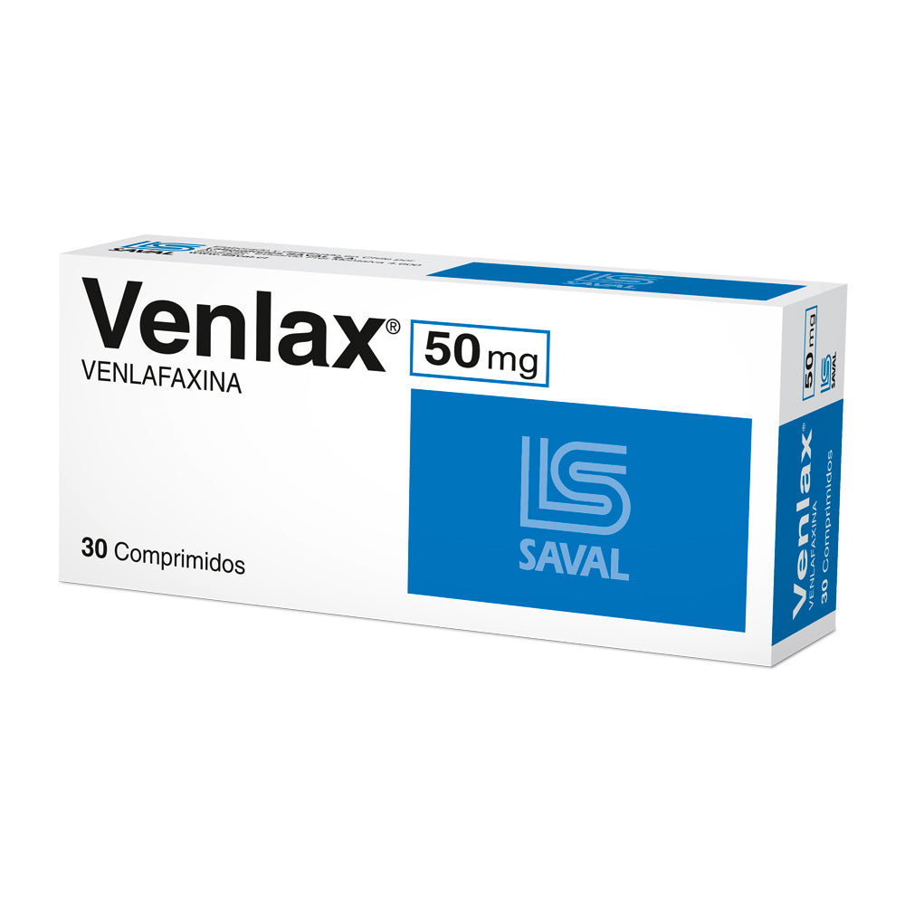 Venlax Comprimidos 50 mg x 30 (Venlafaxina)