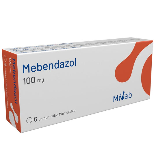Mebendazol Comprimidos 100 mg x 6 Mint