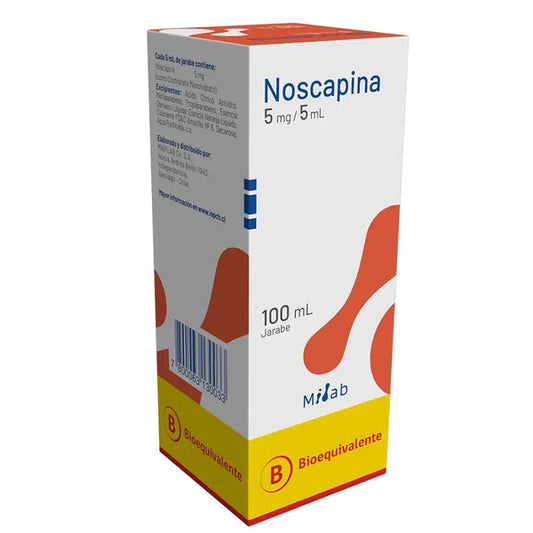 Noscapina Jarabe 5 mg x 100 ml Mint