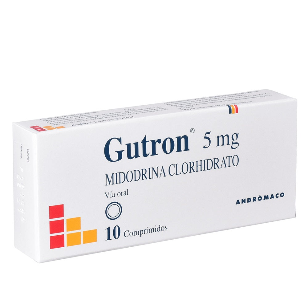 Gutron Comprimidos 5,0 mg x 10 (Midodrina)