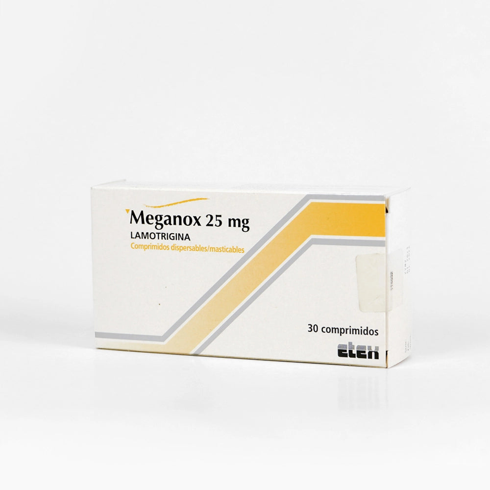Meganox Comprimidos Dis 25 mg x 30 (Lamotrigina)