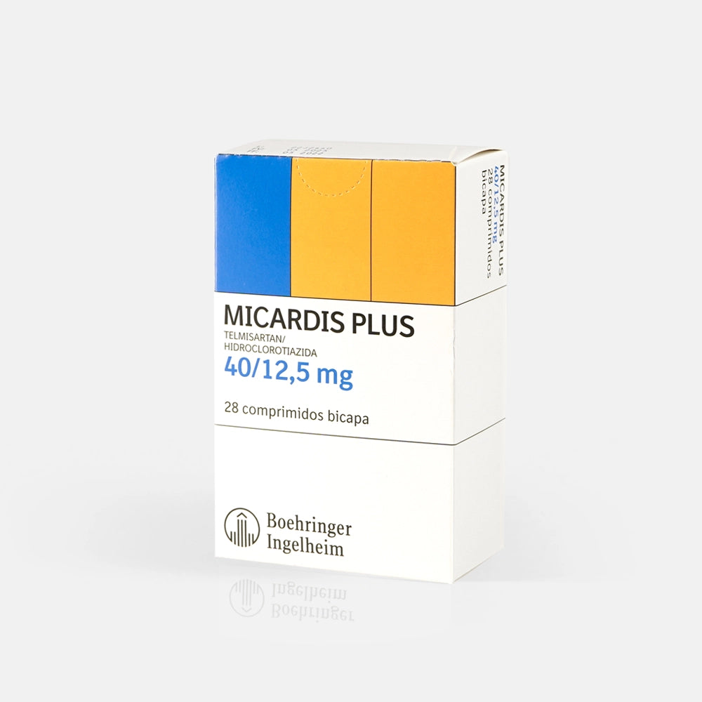 Micardis Plus Comprimidos 40/12,5mg x 28 (Telmisartan/Hidroclorotiazida)