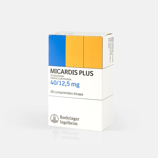 Micardis Plus Comprimidos 40/12,5mg x 28 (Telmisartan/Hidroclorotiazida)