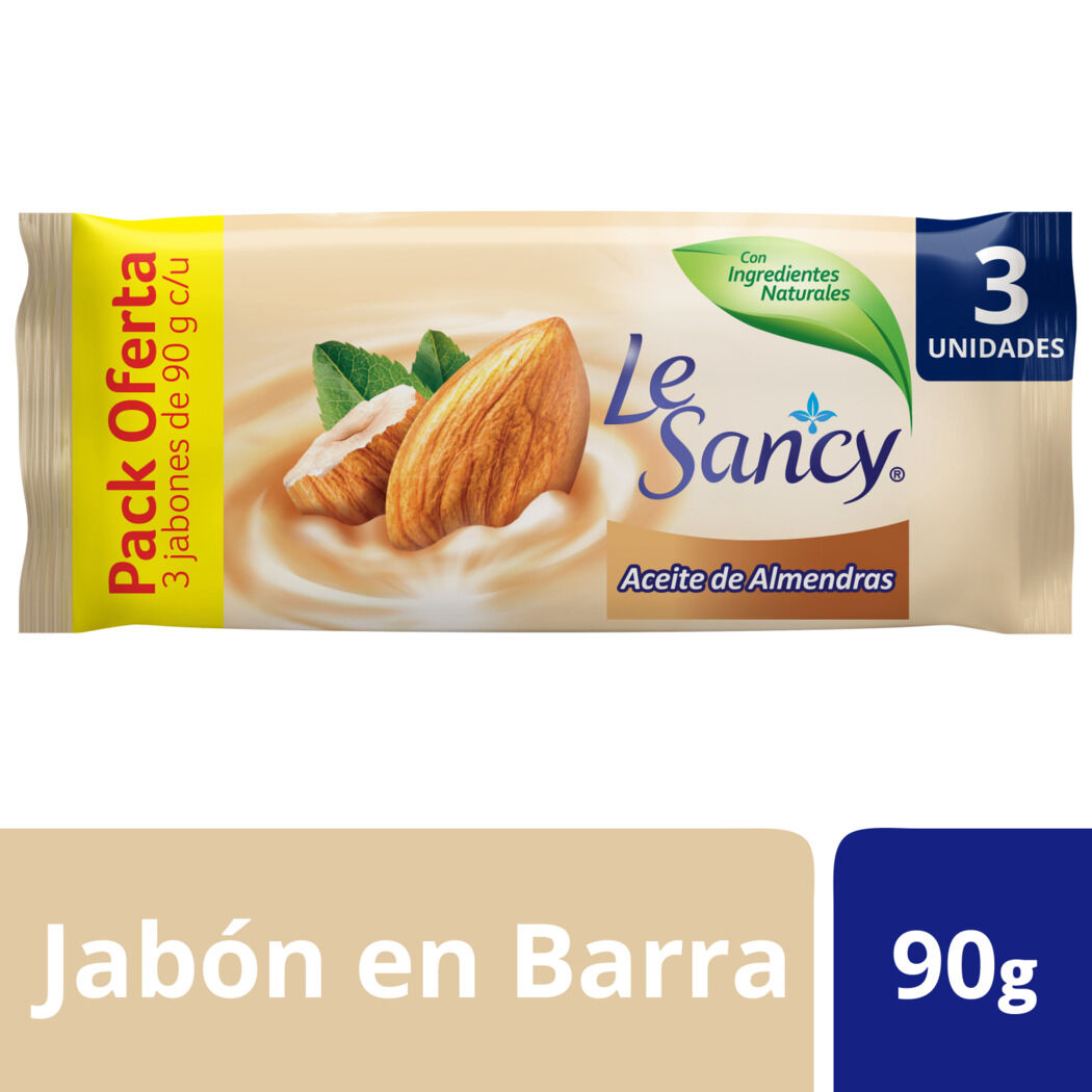 Le Sancy Jabon Aceite De Almendras x 90 Gr
