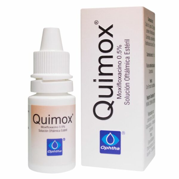 Quimox Solución Oftálmica x 5 ml (Moxifloxacino)