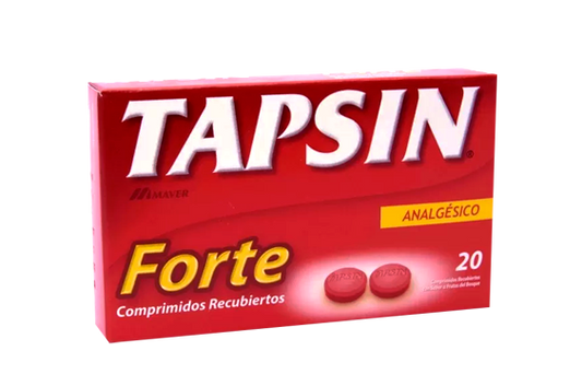 Tapsin Forte Comprimidos x 30 (Paracetamol/Cafeina)