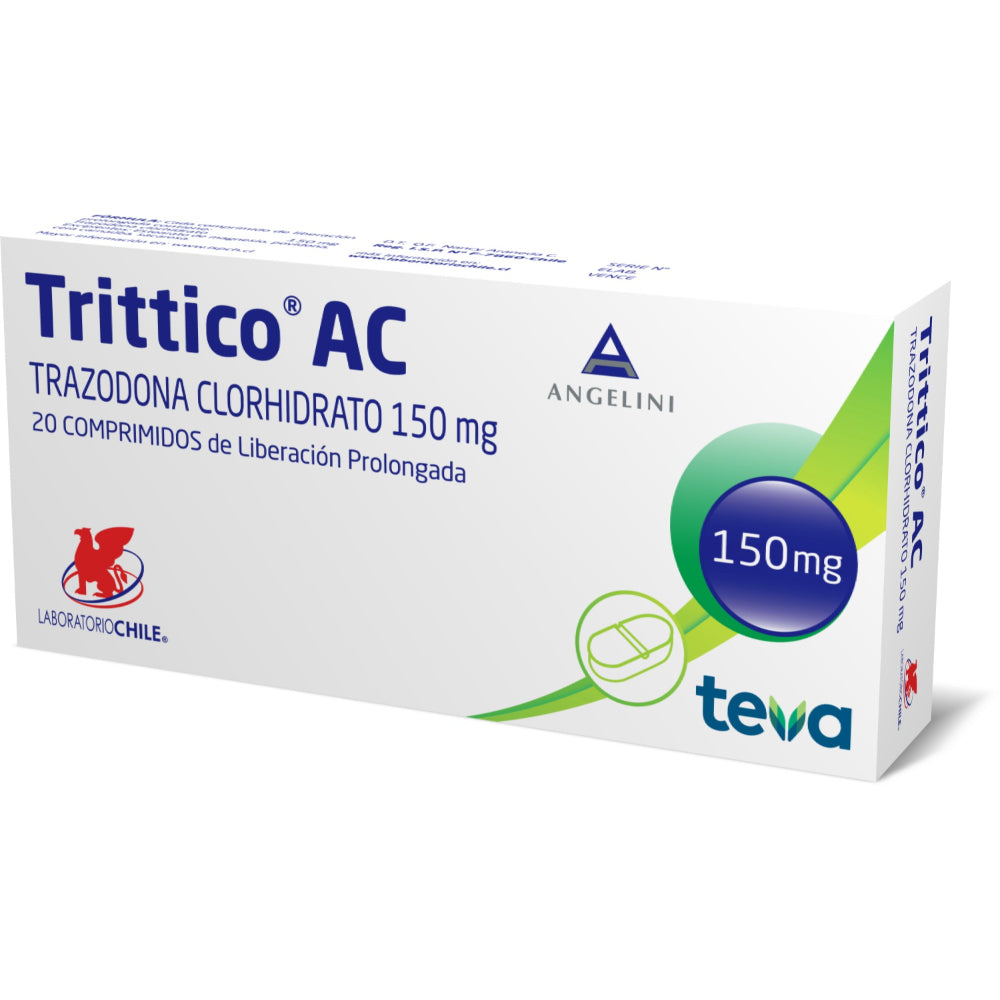 Trittico-Ac Comprimidos 150 mg x 20 (Trazodona)