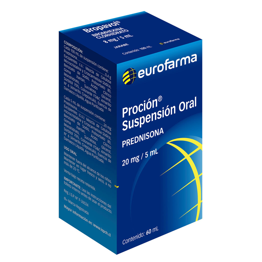 Procion Sus 20 mg/5ml x 60 ml (Prednisona)