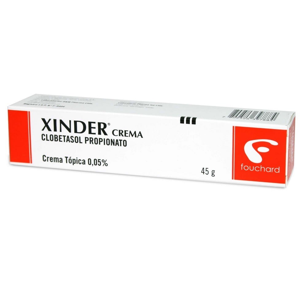 Xinder Crema 0,05% x 45 Gr (Clobetasol)