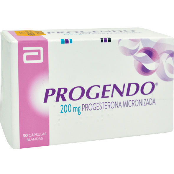 Progendo Cápsulas 200 mg x 30 (Progesterona Natural)