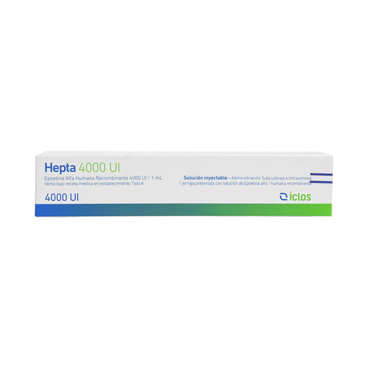 Hepta Jer 4000 Ui x 1 (Eritropoyetina)
