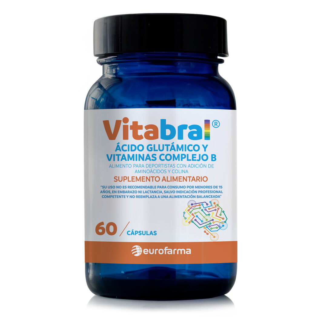 Vitabral Cápsulas Bland x 60 (Acido Glutamico/Vit B)
