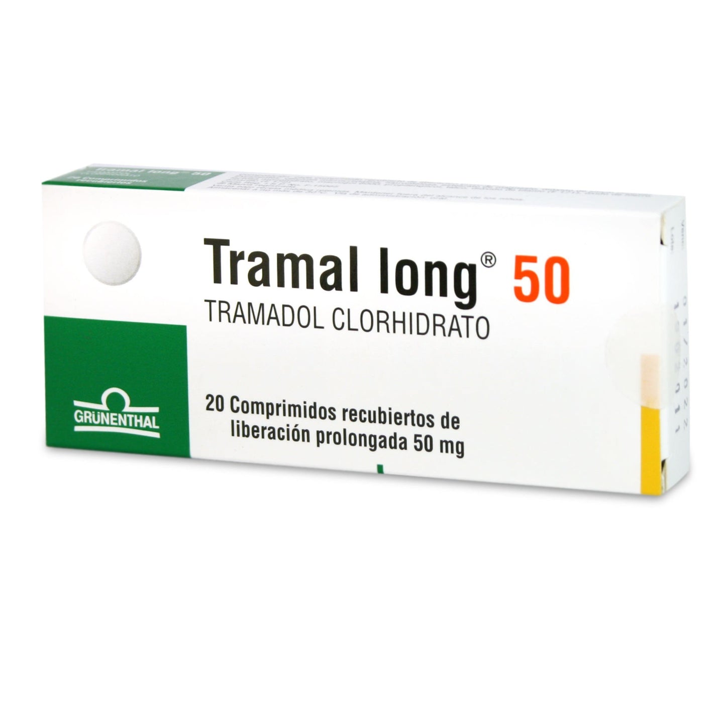 Tramal Long Comprimidos 50 mg x 20 (Tramadol)