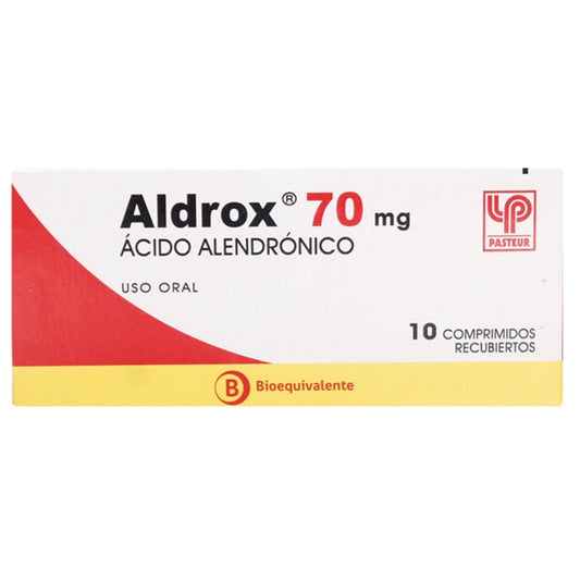 Aldrox Comprimidos 70 mg x 10 (Acido Alendronico)