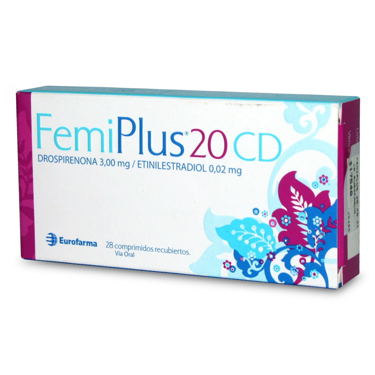 Femiplus 20 Cd Comprimidos x 28 (Drospirenona/Etinilestradiol)