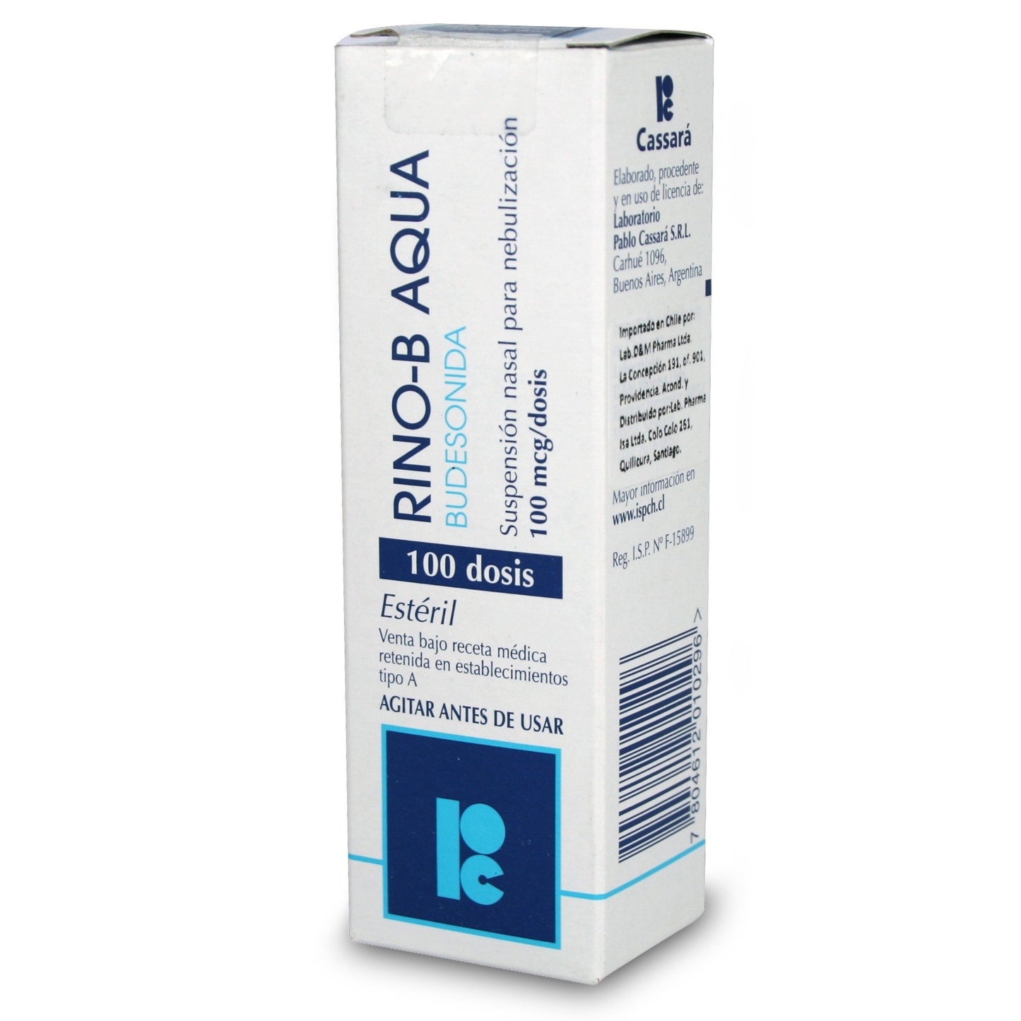 Rino-B Aqua Sus Nas 100 mcg x 100 Dss (Budesonida)