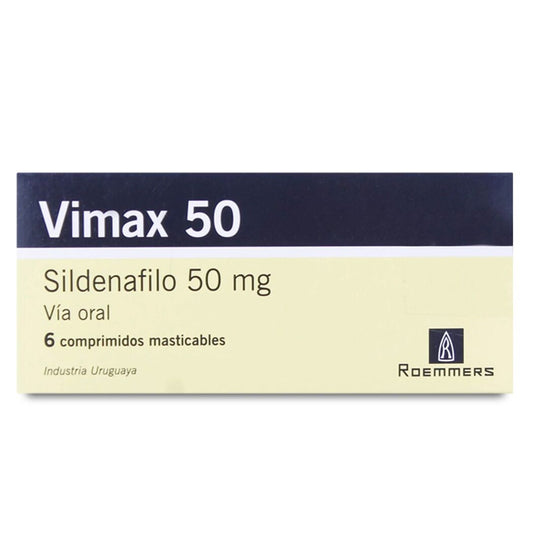Vimax Comprimidos 50 mg x 6 (Sildenafil)