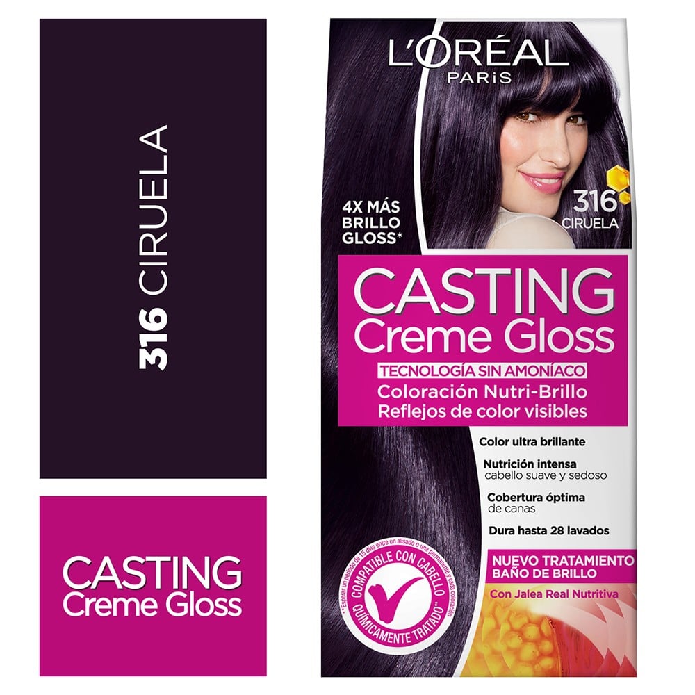 Casting Creme Gloss Ciruela Jalea Real N 316 (Coloracion)
